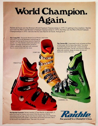 Vintage 1970s raichle - vintage, ski