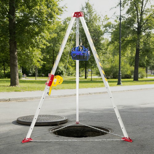 Confined space tripod - space,
