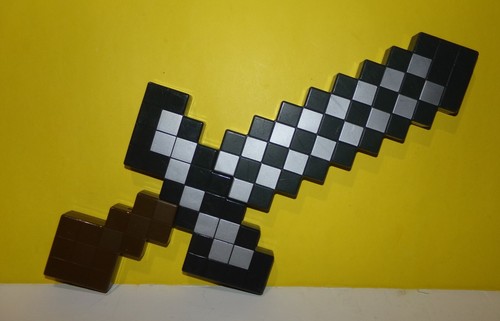Minecraft play gray iron sword - minecraft,