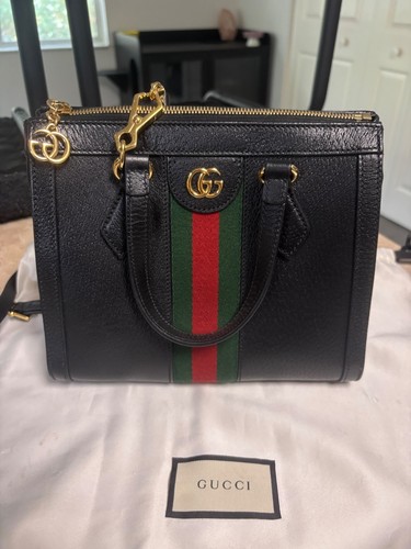 Gucci ophidia black leather - ophidia,