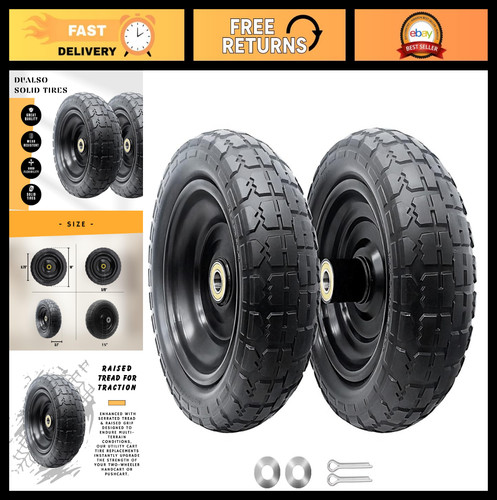 Solid flat free - flat, tire