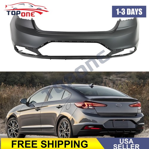 Primed rear bumper cover - primed,