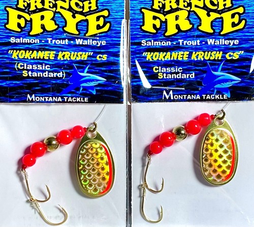 Kokanee spinners red - (2):, "red
