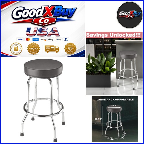 Swivel bar stool black - swivel,