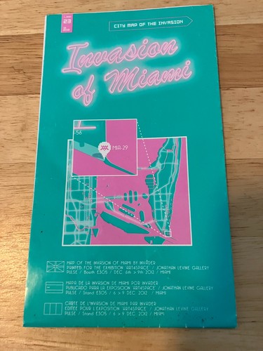 Invader invasion miami map - invader,