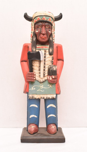 Tobacco vtg cigar store indian - vtg,