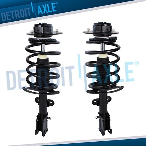 Pair front struts coil - pair, w/