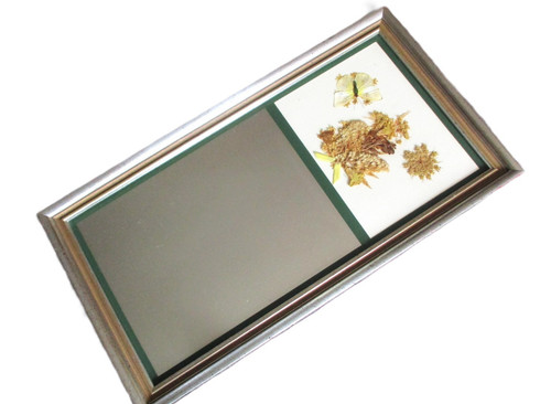 Vintage wall mirror dried - wall,