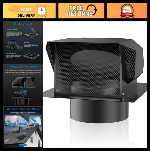 Roof vent cover with 85 - vent,