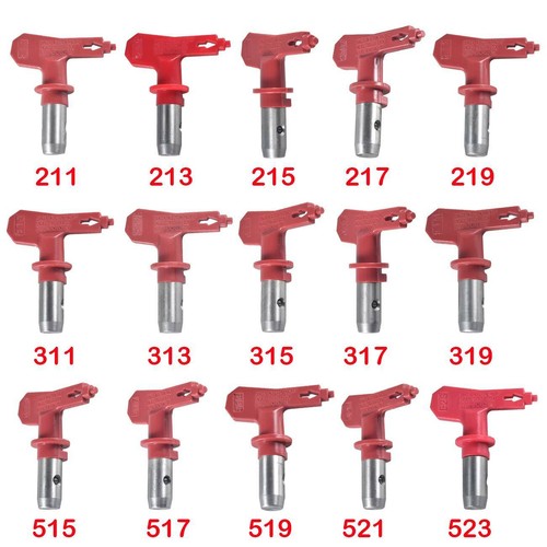 Red airless spray gun tips - airless,