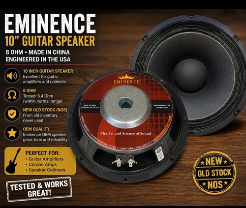 Eminence guitar speaker - 10",