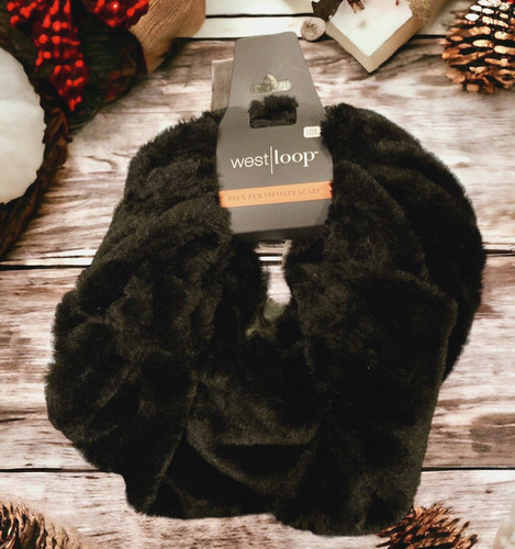 Women black faux fur - women's,