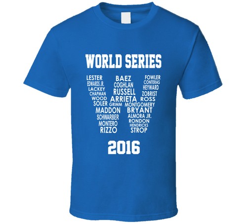 World series 2016 cubs - 2016, roster