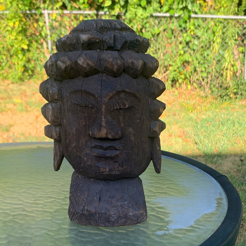 Hand carved buddha - hand,