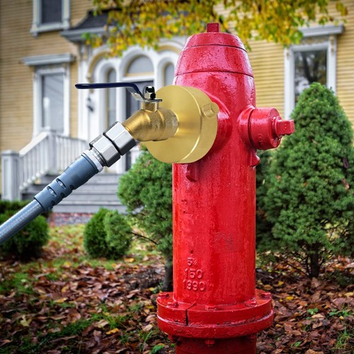 Fire hydrant hose adapter - hydrant,