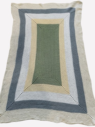 Handmade crochet knit afghan - knit,