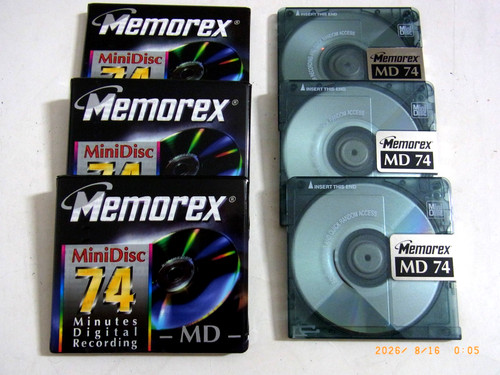 Memorex minutes minidisc - memorex, md