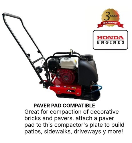 Plate compactor gx160 honda - plate,