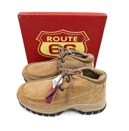 Vintage 90s route tan suede - route,