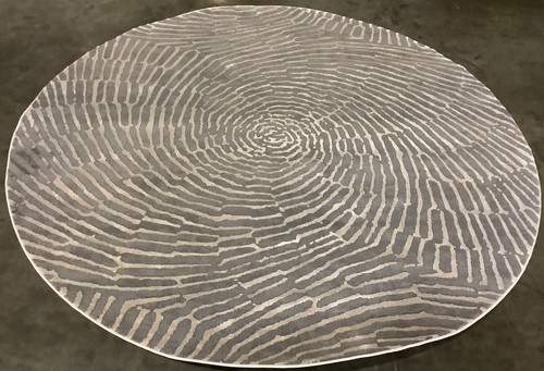 Taupe 6 7 round - x, 6'-7"