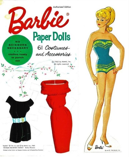 Vintage uncut 1963 - 1963, barbie