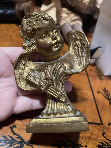 Antique gold gilt - antique, cherub