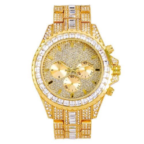 Men watch full iced - full, band