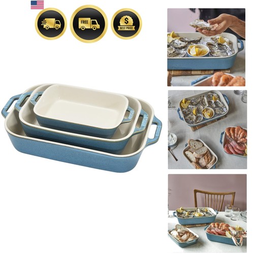 Ceramic rectangular - 3-pc,