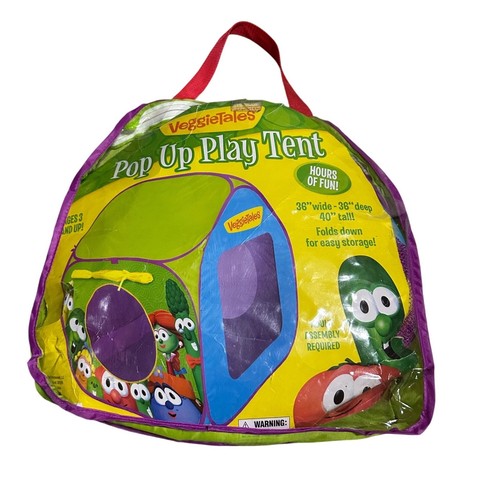 Veggietales pop play tent - up,
