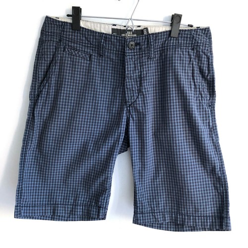 Blue check plaid cotton - h&m,