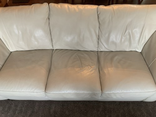 Natuzzi leather sofa - leather,