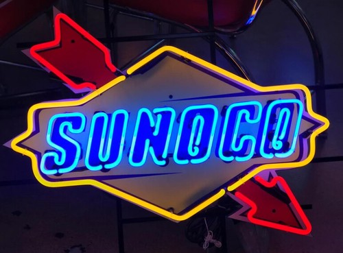X20 sunoco gas neon - sunoco,