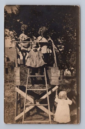 Kids early backyard play - kids,