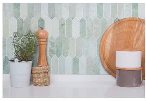 Icelandic green marble picket - green,