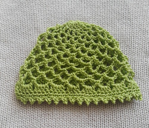 Lacy mesh beanie - mesh, 18"