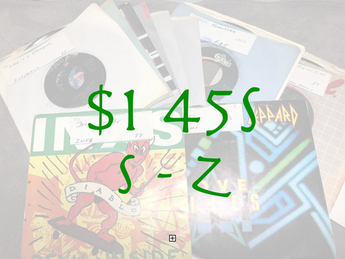 45s mixed genres years - $1,