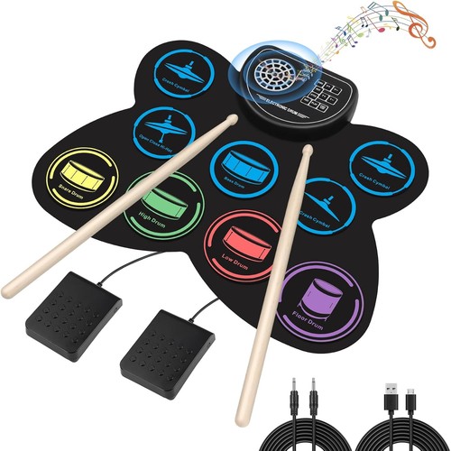 Electronic drum set - electronic, set,