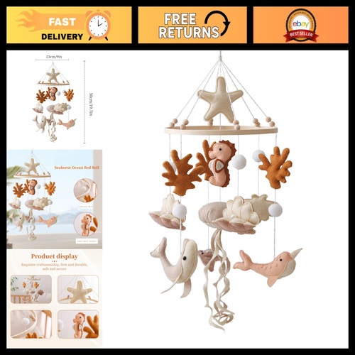 Ocean life crib mobile - crib,