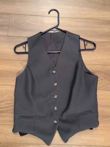Gray saddleseat vest - size,