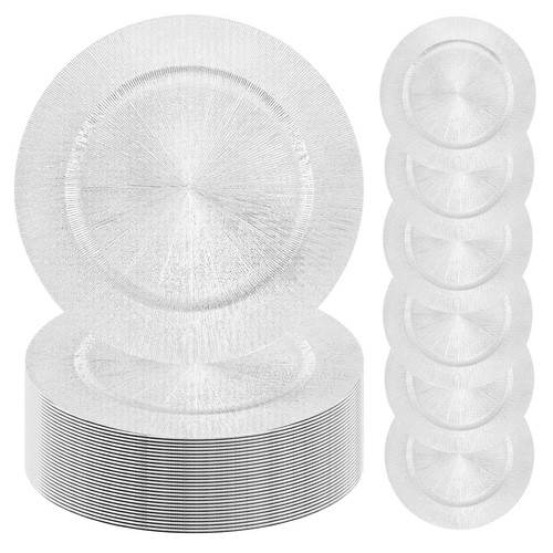 100 pcs charger plates bulk - pcs,