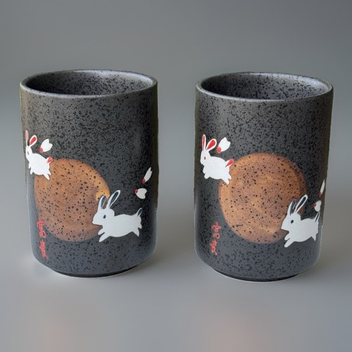Japanese kutani ware yunomi - japanese,