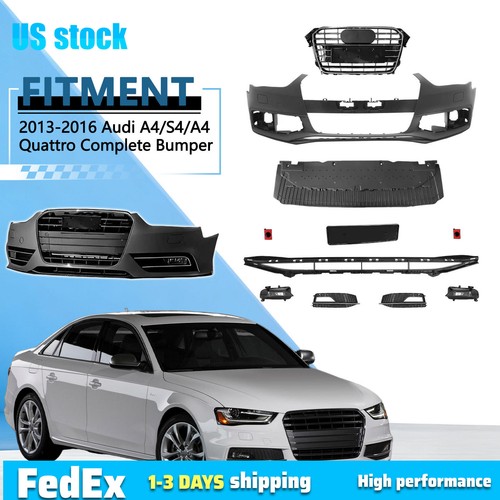 Complete bumper cover grille - complete,