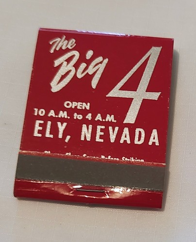 Vintage matchbook big ely - vintage,