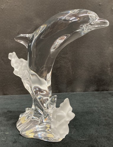 Lenox glass crystal dolphin - glass,