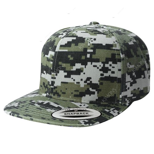 Premium snapback hat flat bill - snapback,