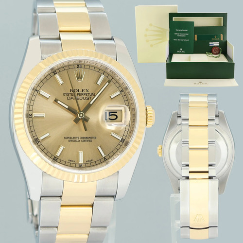2008 papers mint rolex - papers, 116233