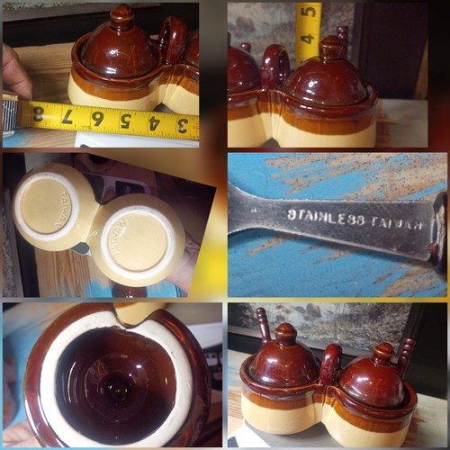 Vintage brown drip double - vintage,