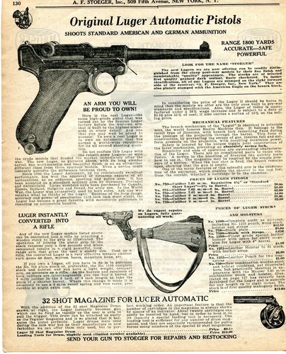 1931 print luger 9mm - print, of