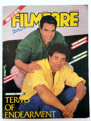 Filmfare june 1990 dharmendra - filmfare,