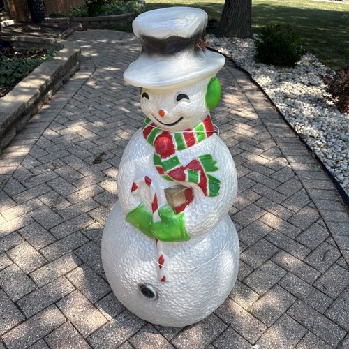 Blow mold frosty snowman - mold, 40”